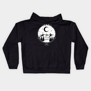 Starry Night Sky Kids Hoodie